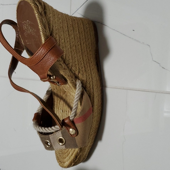 Burberry Women's Summed Wedge Sandals - Picture 4 of 9